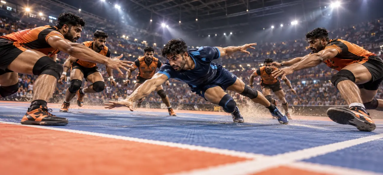 Kabaddi : 30 secondes pour toucher l’adversaire et revenir sans être plaqué