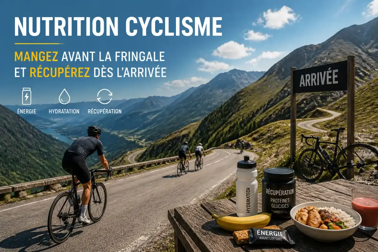 Nutrition cyclisme : mangez avant la fringale et récupérez dès l’arrivée